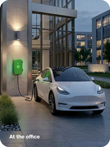 JioAries EV charger for the workplace
